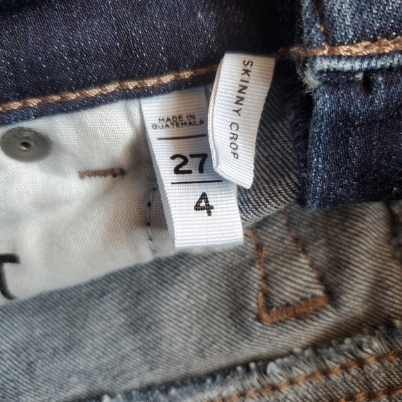 LOFT Size 27 Skinny Crop Low Rise Jeans - Picture 6 of 9